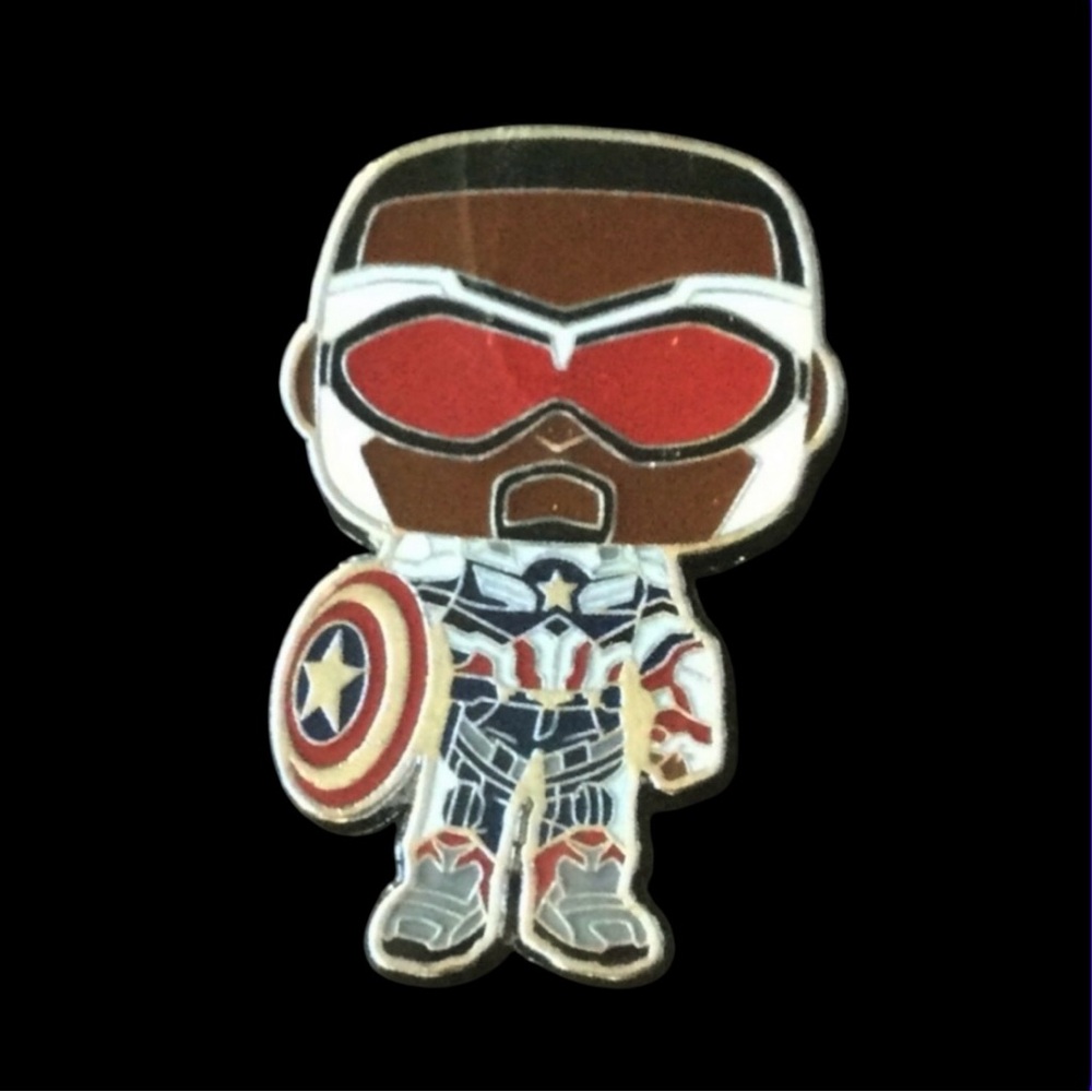 MARVEL FUNKO POP Enamel Pin Set (3-Pk) –Scarlet Witch, Loki, Captain America NWT - Picture 6 of 9
